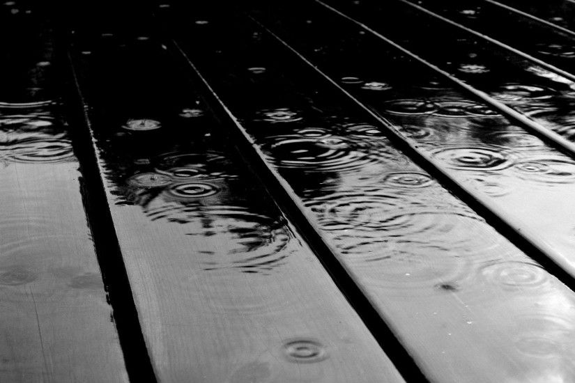 Rain Drops Best Black And White Wallpapers