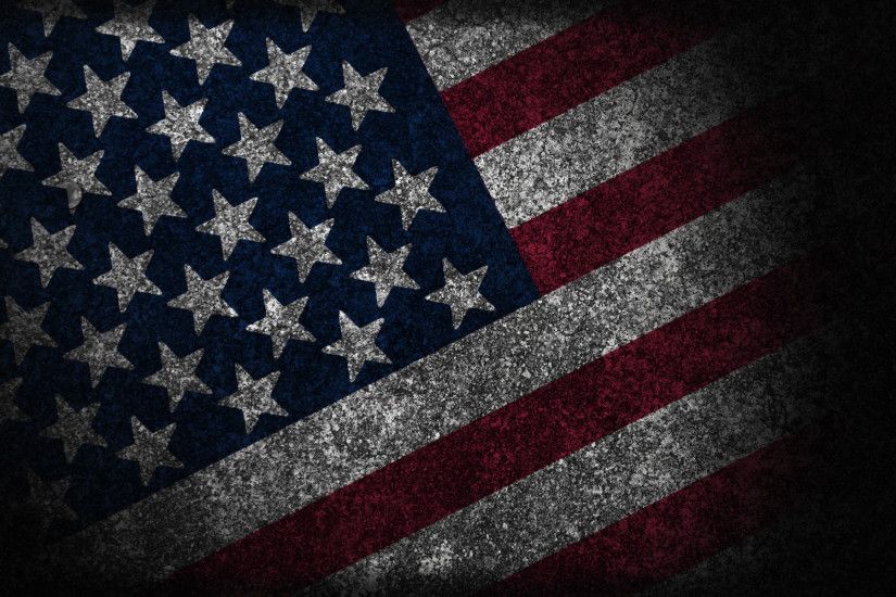 Black And Silver American Flag 14 Cool Hd Wallpaper