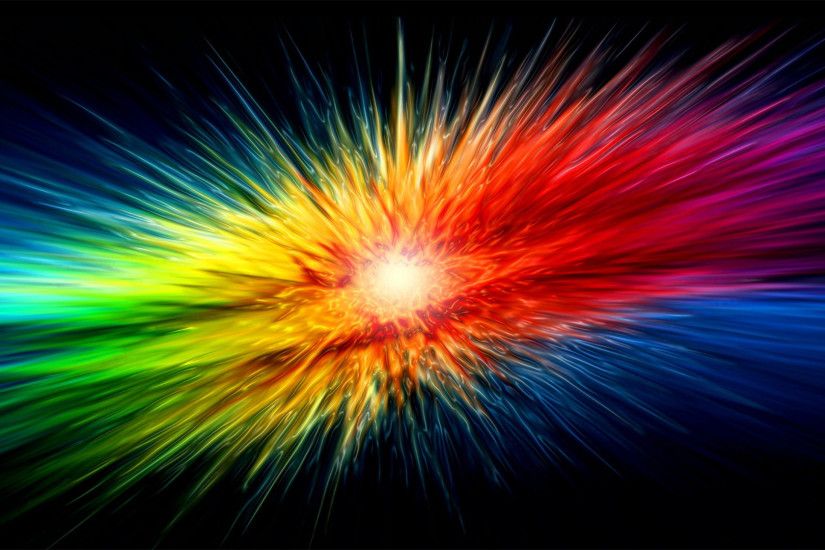 Fullscreen Colorful Explosion Wallpaper hd background | Desktop HD wallpaper.  Stock photos HD quality.