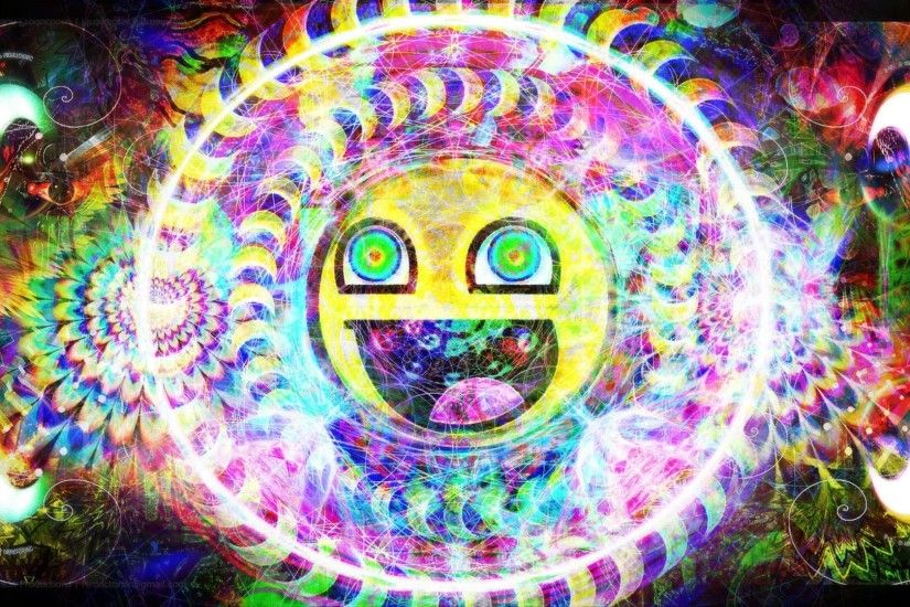 Trippy Psychedelic Awesome Smiley HD Wallpaper | 1920x1080 | ID:49066