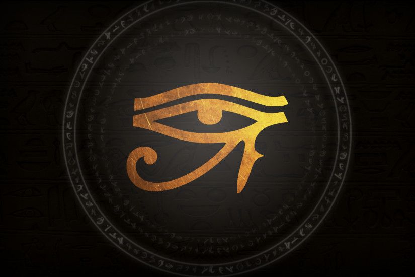 ... Wallpaper Eye of the Horus by LadyAdaia