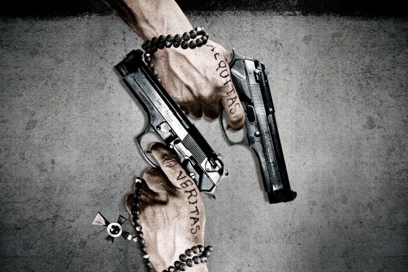 BOONDOCK SAINTS action crime thriller weapon gun pistol wallpaper 1920Ã1080