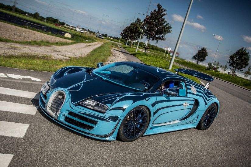 Preview wallpaper bugatti, veyron, super, sport, saphir bleu, supercar  3840x2160