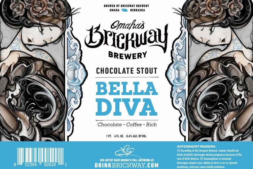 Brickway Brewery Chocolate Stout Bella Diva