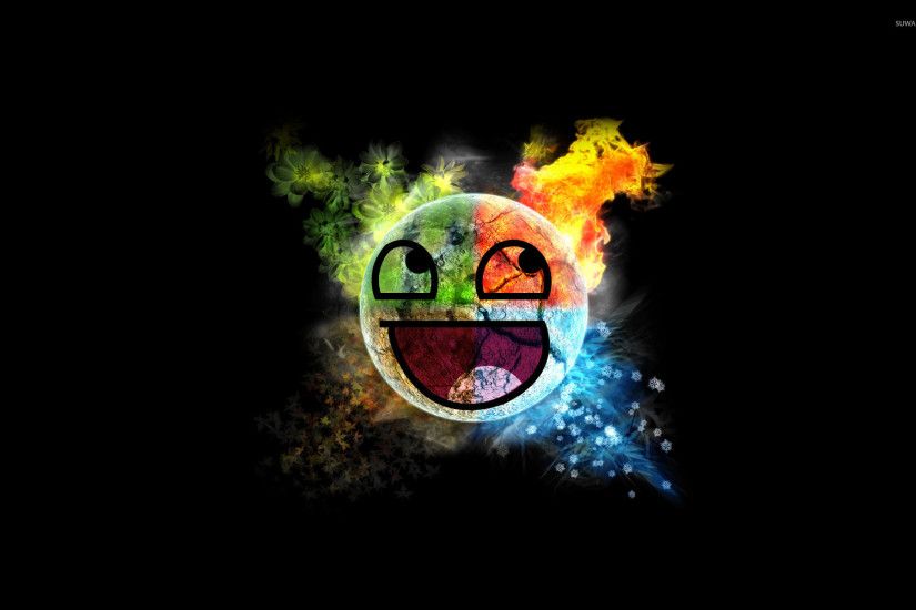 Colorful Awesome Face wallpaper