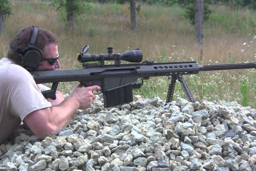 The M107 Barrett .50 Caliber Rifle - YouTube