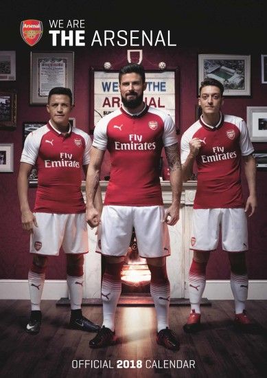 Arsenal FC A3 Calendar 2018