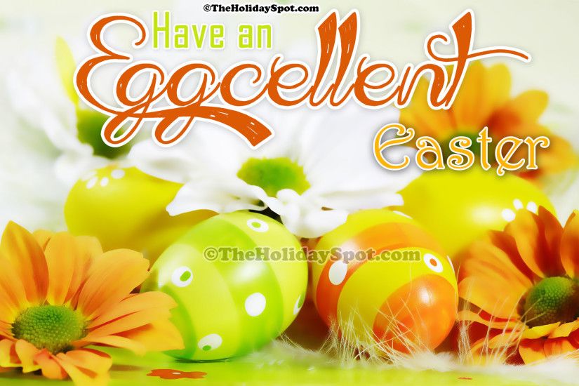 Wallpaper of Eggcellent Easter wishes
