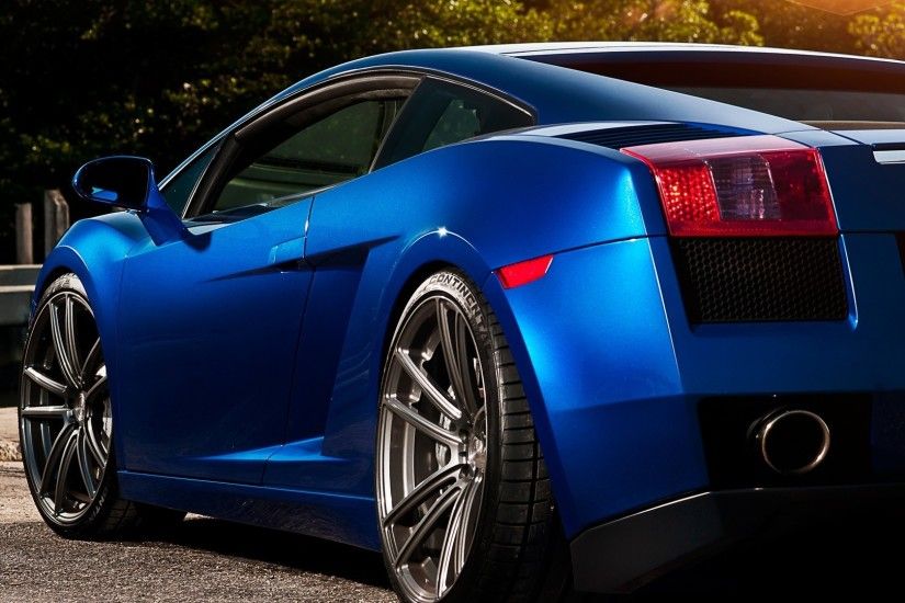 Lamborghini gallardo blue wallpaper