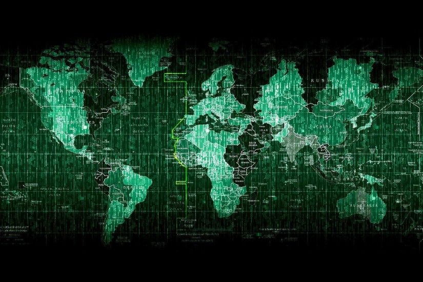 Matrix, Krata World, Map, World, Hi-Tech | wallpapers is