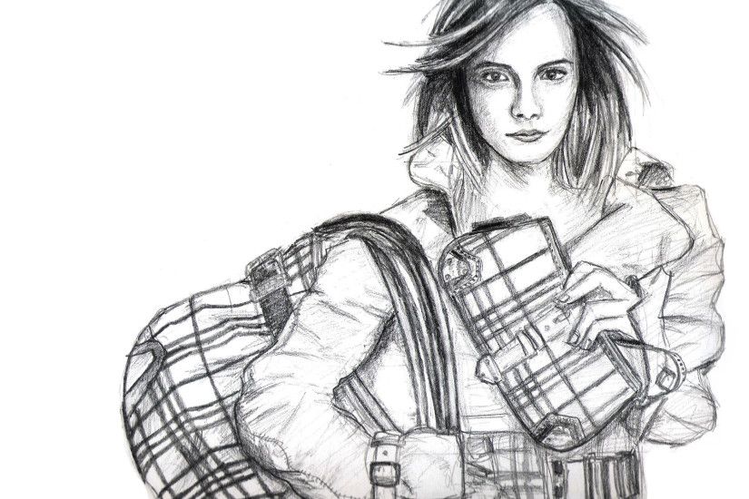 Emma Watson Burbury Sketches