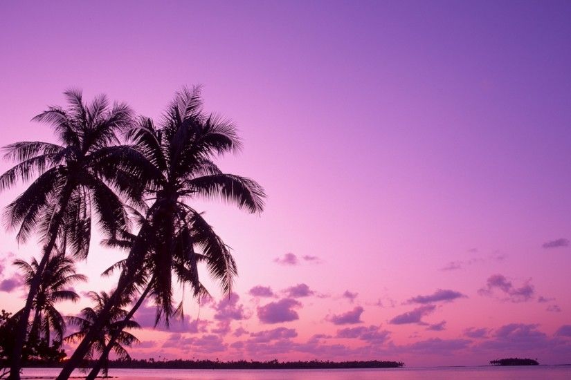 Lilac sunset