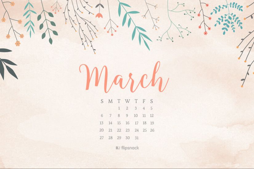 1920x1080 Desktop Wallpaper Calendar 2017 free march calendar wallpapers oh  so lovely blog 1920Ã—1080