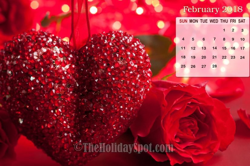 February Calendar Wallpaper 2018