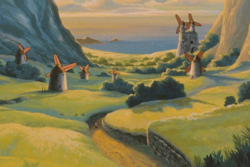 landscape, Nausicaa, Anime, Studio Ghibli Wallpaper HD