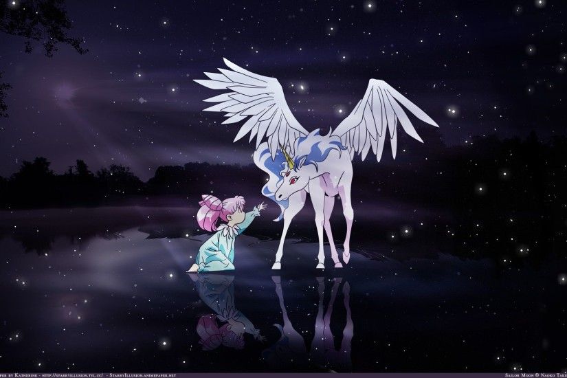 Chibi-Usa and Pegasus - Desktop Nexus Wallpapers
