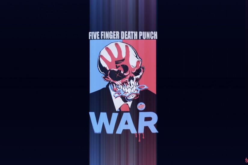 ... Five Finger Death Punch WAR - Wallpaper Edit by TheSkyFx
