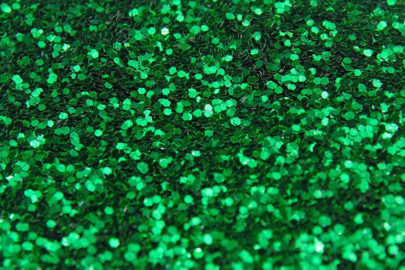 Awesome Green Glitter Background