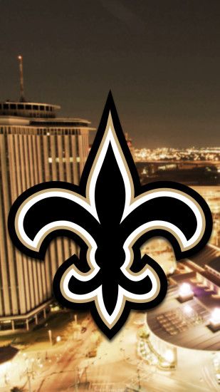... New Orleans Saints city 2017 logo wallpaper free iphone 5, 6, 7, galaxy