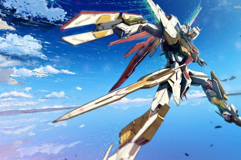 Image GN Gundam Exia Sky The Gundam Wiki | HD Wallpapers | Pinterest |  Gundam, Hd wallpaper and Wallpaper
