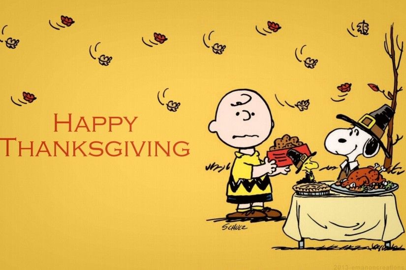 Snoopy Thanksgiving HQ Wallpaper.