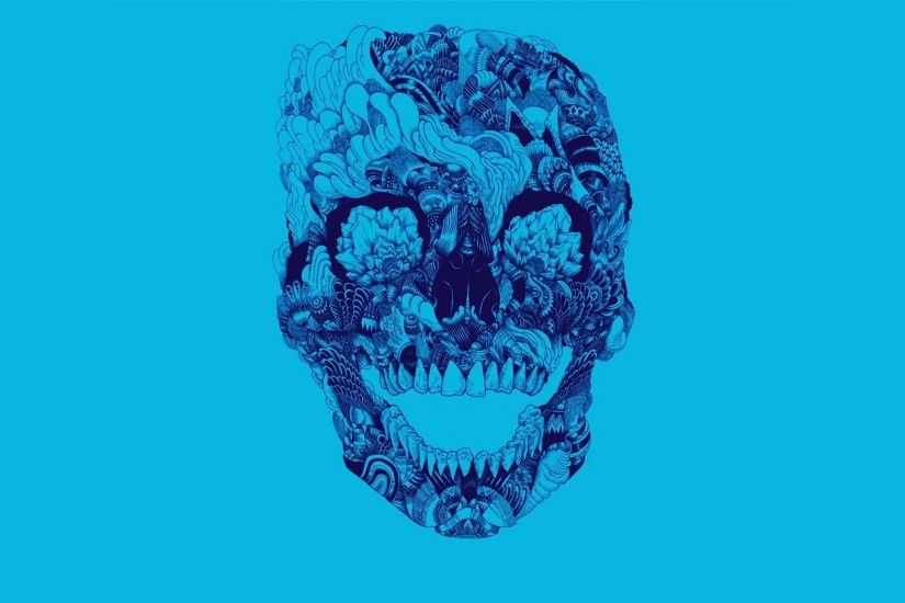 skulls indie Art HD Wallpaper