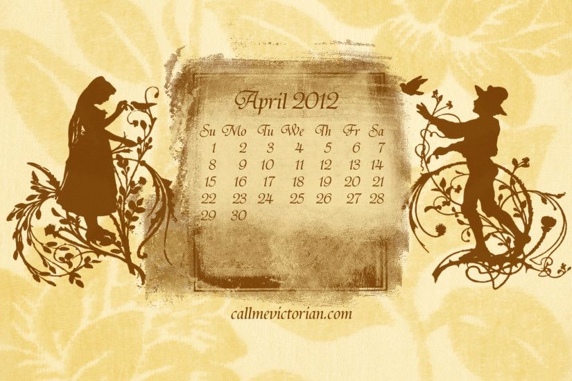 April 2018 Calendar Printable Monthly Calendar of April 2018 Â· april  desktop calendar wallpaper ...