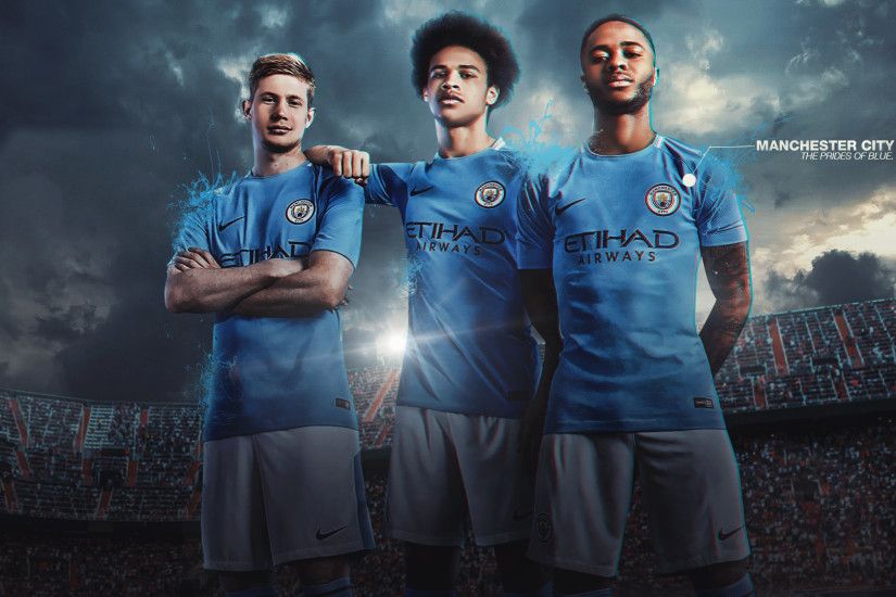 ... Manchester City 2017/18 Wallpaper by RonitGFX