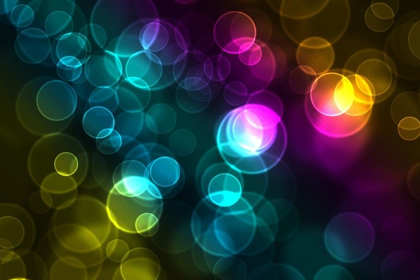 Colorful Bokeh Wallpaper Abstract 3D