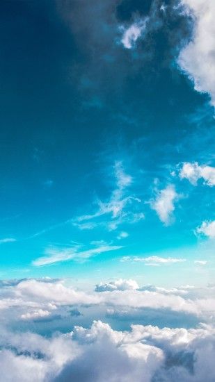 Sky Cloud Fly Blue Summer Sunny #iPhone #6 #plus #wallpaper