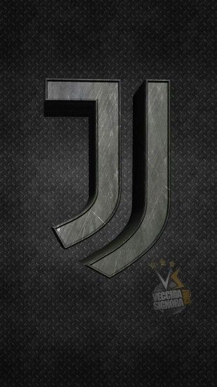 Mobile phone wallpaper inspired by Juventus FC rd kit Ã