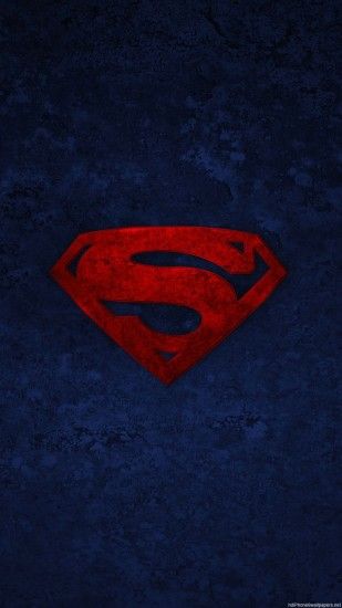 1080x1920 Superman logo iPhone 6 wallpapers HD - 6 Plus backgrounds