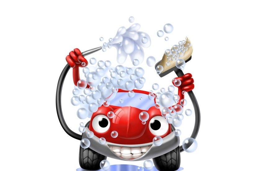 art machine red car wash car wash self catering bubbles water foam cute  smart adult creative