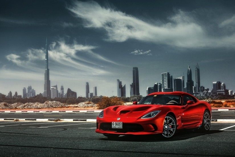 dodge viper srt red car hd wallpaper