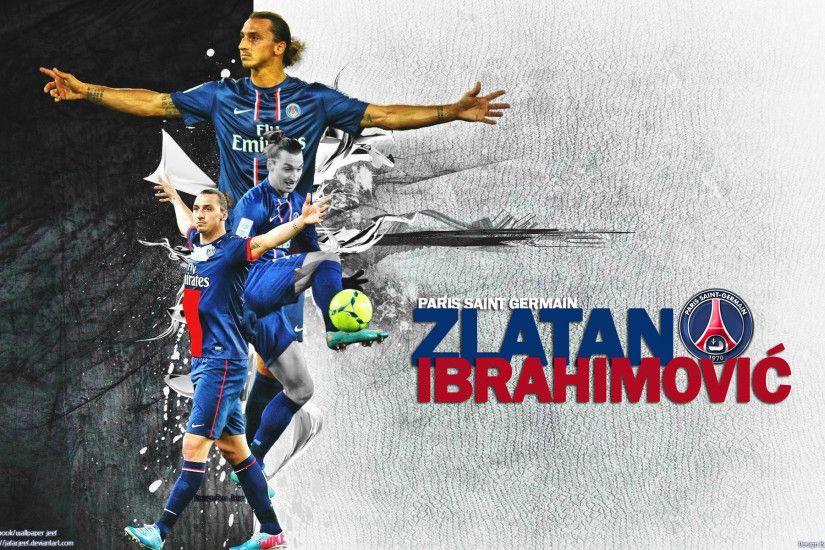 Zlatan Ibrahimovic Wallpaper 2014 Paris Saint German Free Download