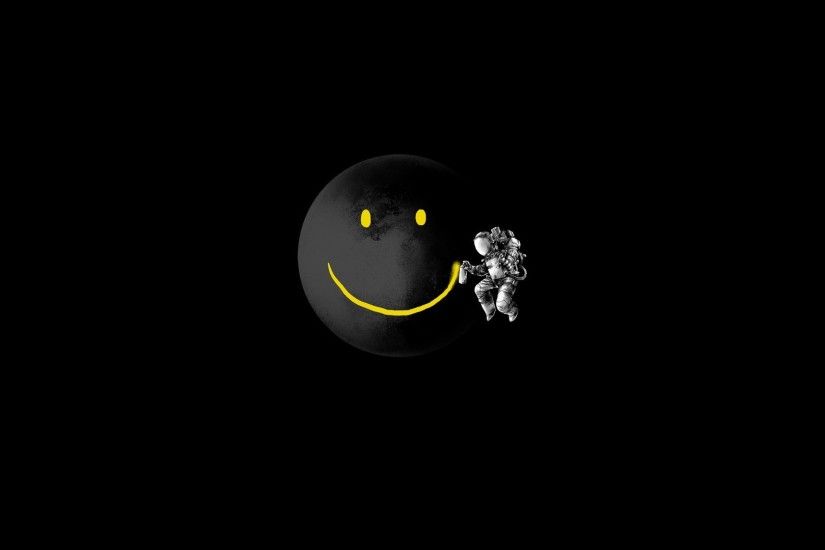 Funny Moon Smiley Space