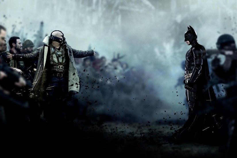 Bane and Batman - The Dark Knight Rises HD Wallpaper 1920x1080