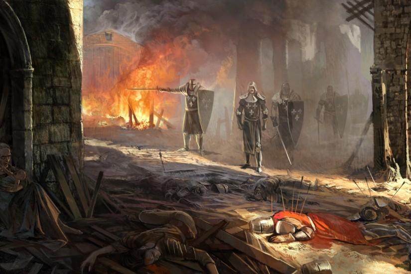 Fantasy battle death knight armor weapons sword wallpaper | 2048x1152 |  118280 | WallpaperUP