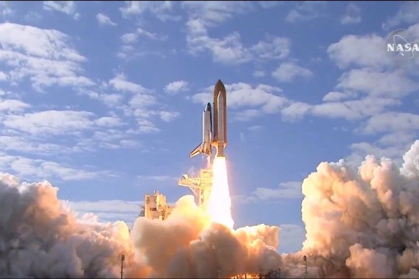 Space Shuttle Launch NASA Atlantis to the International Space Station -  YouTube