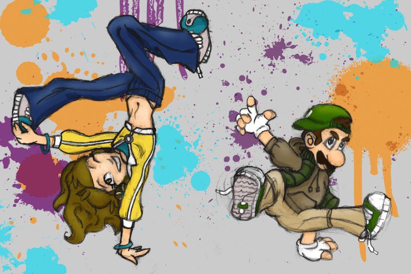 Luigi and Daisy images L + D Breakdance HD wallpaper and background photos