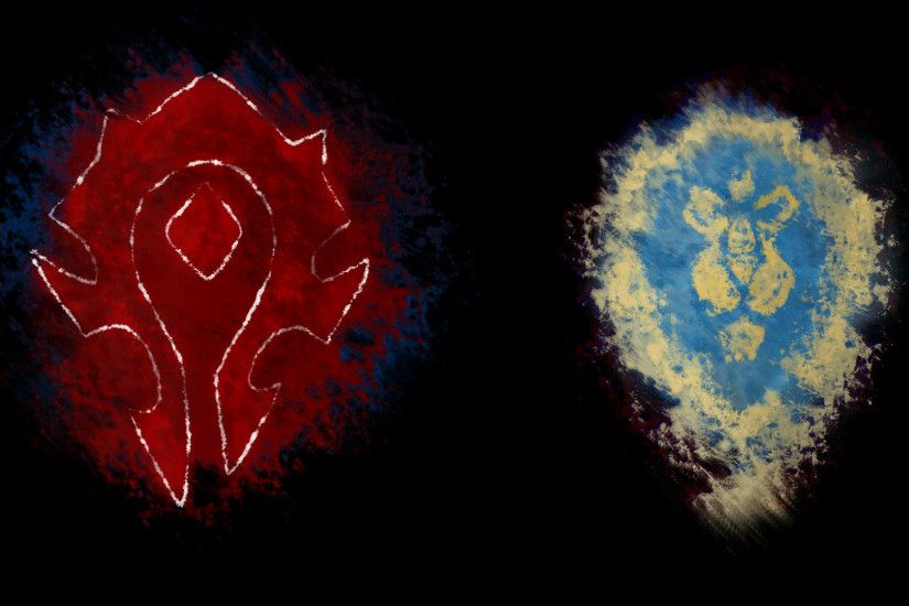 Alliance/Horde wallpaper I made! (1920 x 1080) Need #iPhone #
