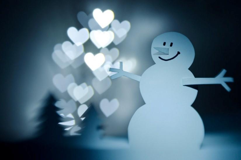 Snowman Wallpaper HD