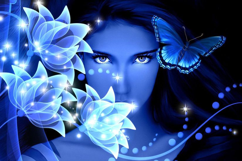 blue butterfly on white stones desktop background wallpapers hd.