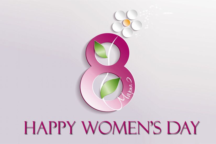 8 March Happy Womens Day Desktop Background