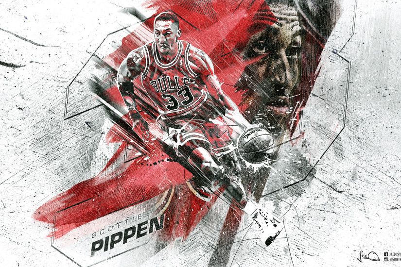 Chicago Bulls Wallpapers HD. Scottie Pippen Basketball Wallpaper.