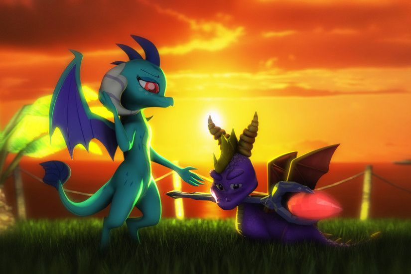 by ZOomERart [SFM] Ember and Spyro [What is love?] by ZOomERart