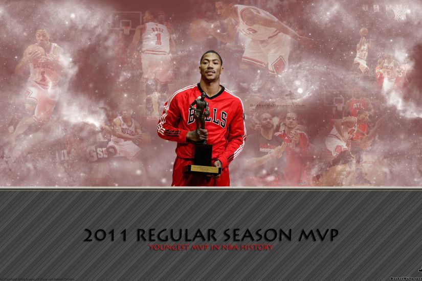 Derrick Rose 2011 MVP Award Widescreen Wallpaper