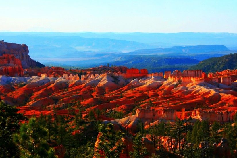 Fire Red Bryce Canyon wallpapers and stock photos