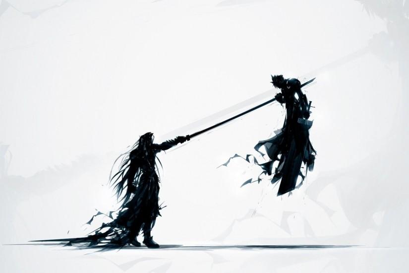 Cloud Strife And Sephiroth - Final Fantasy Wallpaper ...