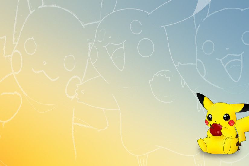 Pikachu wallpaper HD for desktop.